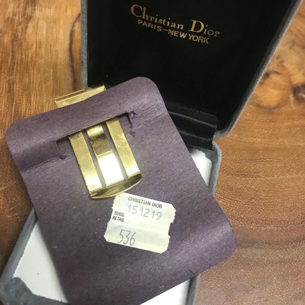 Christian Dior Vintage Money Clip EUC - Picture 5 of 6